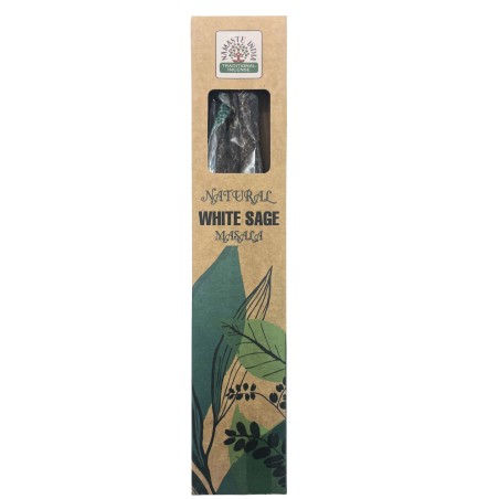Encens Naturel Sauge Blanche Namaste India Masala Naturel - 1 paquet d’encens bio 30gr.