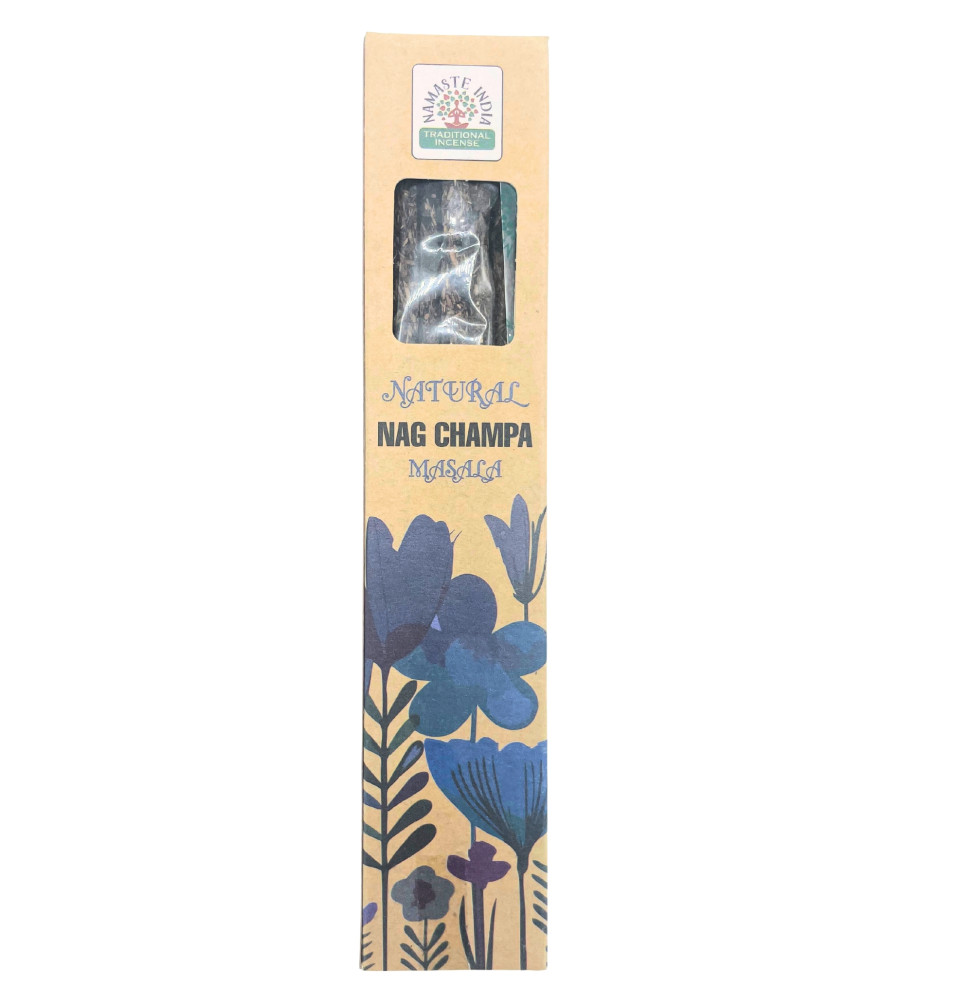 Incienso Botánico Natural Masala - Nag Champa - Incienso Tradicional India Namaste - 30 gramos-INTSENTSU BOTANIKOAK-HOSTENATURA