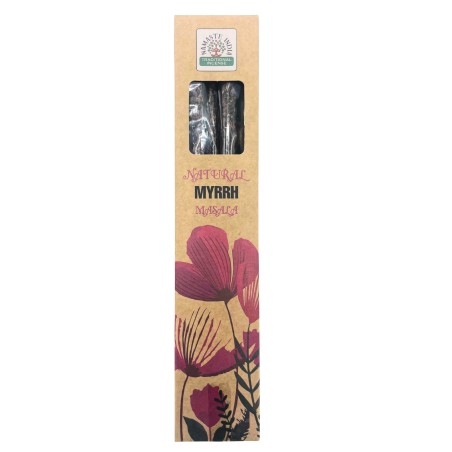 Incienso natural Mirra Namaste India Natural Masala - 1 cajetilla de incienso orgánico 30gr.