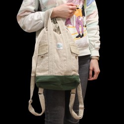 Laptop Backpack - Hemp and Cotton - 30x40x4cm