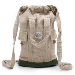 Laptop-Rucksack - Hanf und Baumwolle - 30x40x4cm