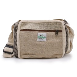 Messenger Bag - Hemp and Cotton - 25x20x6cm