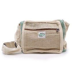 Messenger Bag - Hemp and Cotton - 25x20x6cm