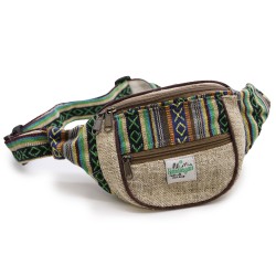 Fanny Pack - Hemp and Cotton (random color) - 23x15x3cm