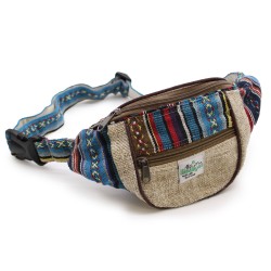 Fanny Pack - Hemp and Cotton (random color) - 23x15x3cm