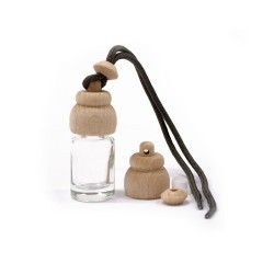 NEW CAR AIR FRESHENER CAR ARTISAN LEATHER FIRST QUALITY 7ml New Car Aroma (Leather) Wooden Stopper