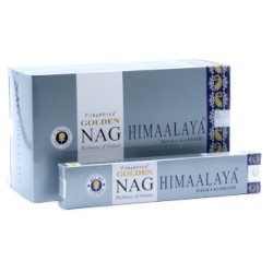 Golden Nag - Incenso dell'Himalaya - 1 scatola da 15 g - Vijayshree