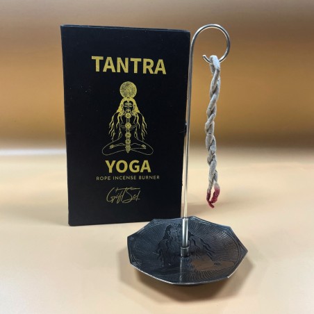 Set de Incienso de Cuerda y Soporte Plateado - Siete Chakras