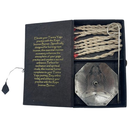 Set de Incienso de Cuerda y Soporte Plateado - Siete Chakras