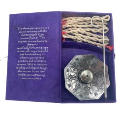 Silver Rope Incense and Stand Set - Astamangal