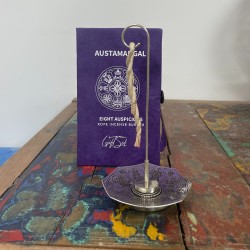 Silver Rope Incense and Stand Set - Astamangal