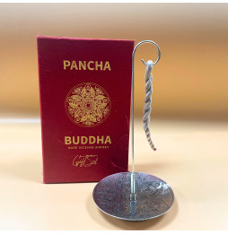 Set de Incienso de Cuerda y Soporte Plateado - Pancha Buddha