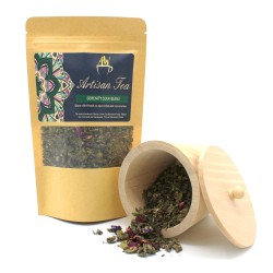 Te Artesanal - Te verd Marràqueix Pètals - Serenity Souk Blend - 100% Ingredients Naturals Ecològic