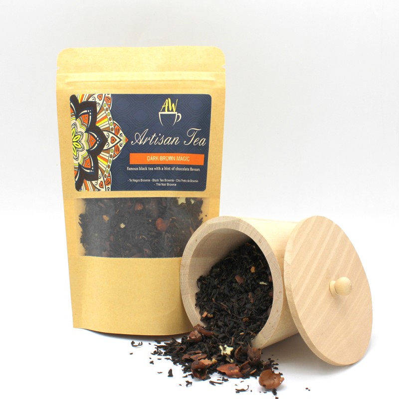 Artisanal Tea - Black Brownie Tea - Dark Brown Magic - 100% Natural Ingredients Organic-TEA-HOSTENATURA