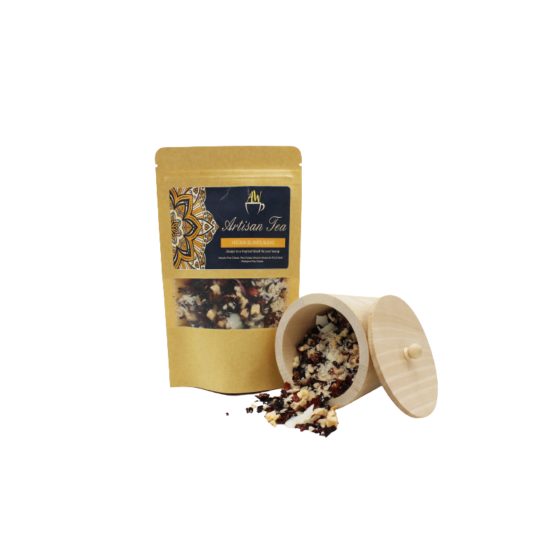 Artisanal Tea - Piña Colada Infusion - Hidden Islands Blend - 100% Natural Ingredients Organic-TEA-HOSTENATURA