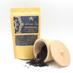 Artisau-Tea - Malva Earl Grey Te Beltza - Merlinen Earl Grey gogokoena - Osagai natural % 100 organikoak