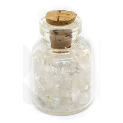 WHITE QUARTZ (Rock Quartz) bottle 7.5gr approx.