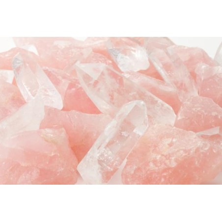 CUARZO ROSA (Rose Quartz) botellita 7,5gr aprox.