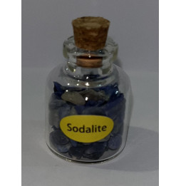 SODALITA (Sodalite) botellita 7,5gr aprox.