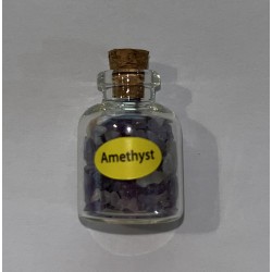 AMATETHISTE (Améthyste) bouteille 7.5gr env.