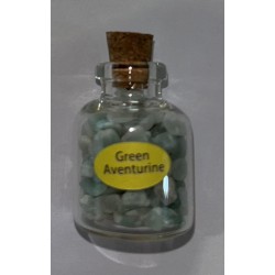 AVENTURIN VERDE (Grüner Aventurin) Flasche 7,5 g ca.