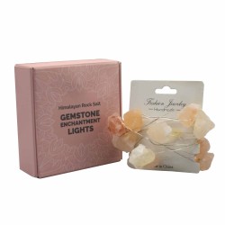 Enchanted Lights with Gemstones - Himalayan Rock Salt - USB - Stones with light