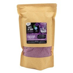 DEAD SEA BATH SALTS ENVELOPE 150GRS LAVENDER BUBBLES & COLORS