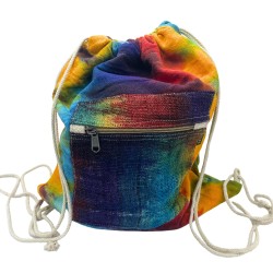 Bolsa de mochila Tiedye Hemp String