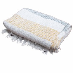 Boho Comfort Blanket - 140x200cm - Mellow Mattala - 100% Cotton - Made in India