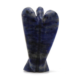 Angel de Piedra Preciosas Tallado a mano - Sodalita - 8cm