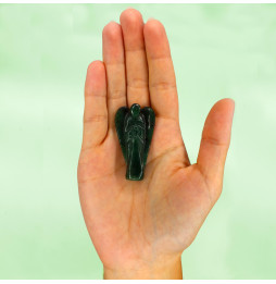 Angel de Piedras Preciosas Tallado a mano - Aventurina Verde - 8cm