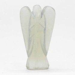 Ange en pierre précieuse sculpté à la main - Opalite - 8cm