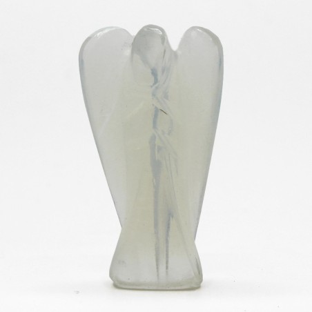 Handgeschnitzter Edelstein Engel - Opalit - 8cm