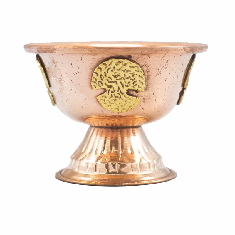 Copper Ritual Chalice with Tree of Life 12x9cm-CAULDRONS AND BOWLS FOR RITUALS-HOSTENATURA