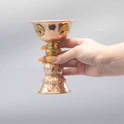 Copper Ritual Chalice with Tree of Life 10x15cm