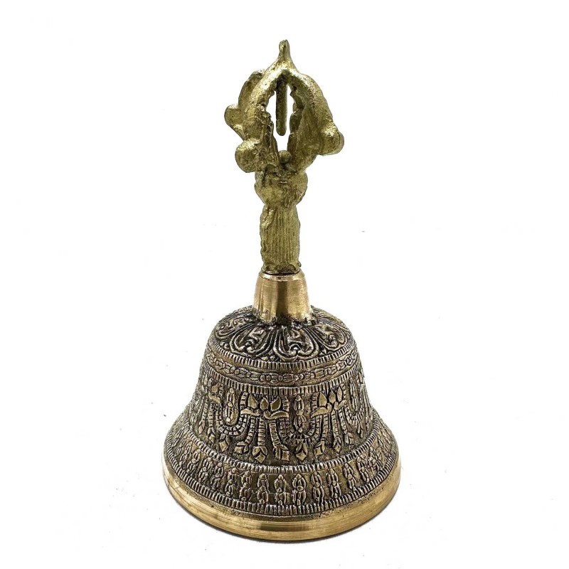 Tingsha Grande Tibetan Bell - 7.5x13cm-TIBETAN BELLS AND TINGSHA-HOSTENATURA