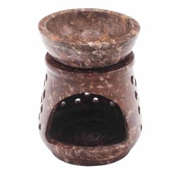 Small Soapstone Oil Burner 8 cm - Classic