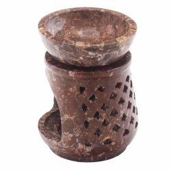 Small Soapstone Oil Burner 8 cm - Classic