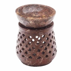 Small Soapstone Oil Burner 8 cm - Classic