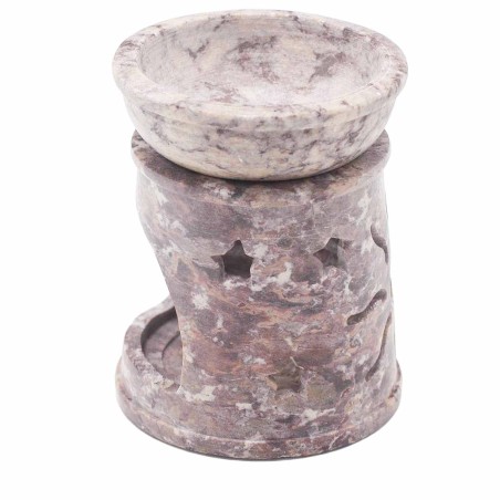 Quemador de Aceite pequeño de Esteatita 8 cm - Sol y Estrellas