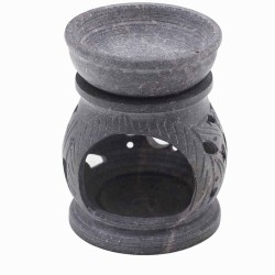 Small soapstone oil burner 8cm - Om