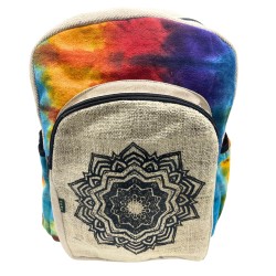 Mochila grande de cáñamo Tedye - Mandala