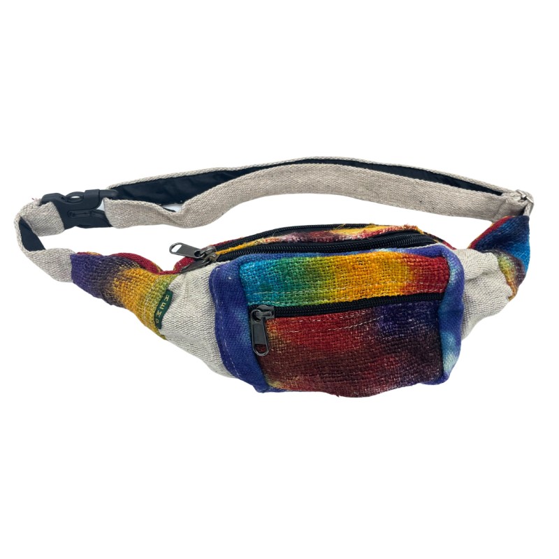 Marsupio in canapa Tiedye-BORSE ZAINI CAPPELLI CANAPA-HOSTENATURA