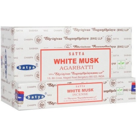 Incienso Almizcle Blanco - White Musk - Satya 15gr