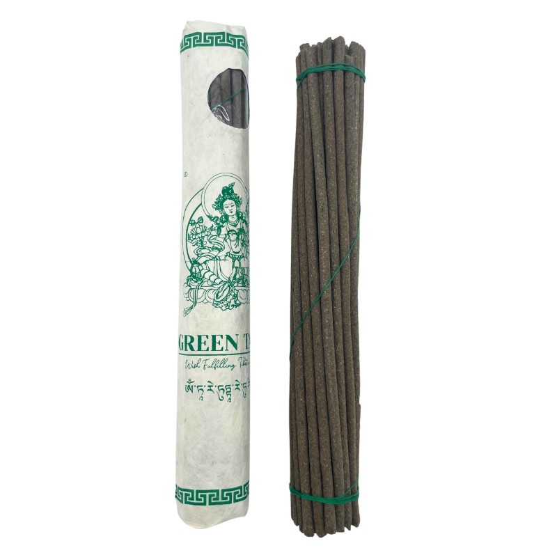 Premium Tibetaanse Wierook - Groene Tara - 30 stokjes - Product uit Nepal-PREMIUM TIBETAANSE WIEROOK-HOSTENATURA