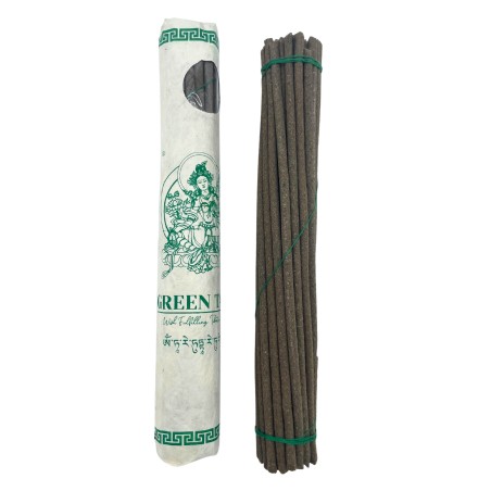 Incenso Tibetano Premium - Tara Verde - 30 palitos - Produto do Nepal