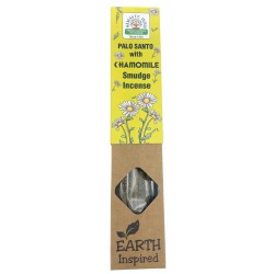 Natürlicher Palo Santo und Kamille Weihrauch NAMASTE INDIA Earth Inspired - 25gr Schachtel Bio Weihrauch