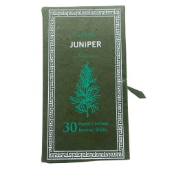 Himalaya Sughandit Dhoop Intsentsu Kit - Juniper - Adimena garbitzen eta garbitzen du - 100% naturala - 30 intsentsu-makilak