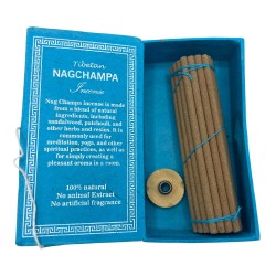 Himalaiako Sughandit Dhoop Intsentsu Kit - Nag Champa - Erlaxagarria - % 100 naturala - 30 intsentsu-makilak