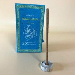 Himalaiako Sughandit Dhoop Intsentsu Kit - Nag Champa - Erlaxagarria - % 100 naturala - 30 intsentsu-makilak